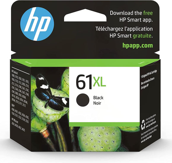 HP 61XL Black High Yield Ink Cartridge (CH563WN)